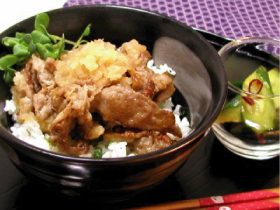 さっぱり!豚おろし丼